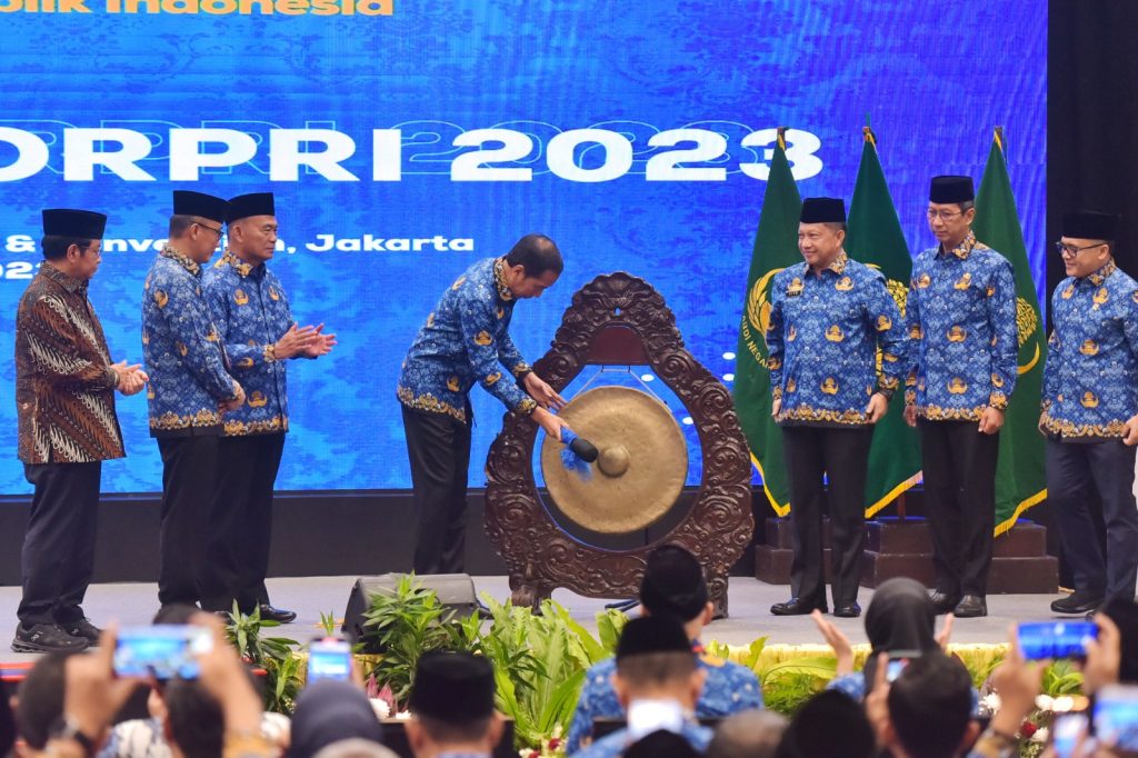 Presiden Jokowi: Korpri Kekuatan Besar Penentu Kemajuan Bangsa